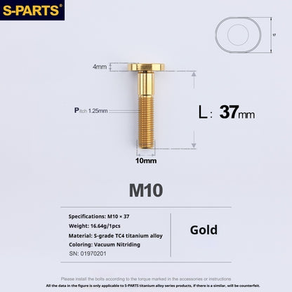 SPARTS Titanium Rear Sprocket Fixing Bolts for KTM 1290 ADV – Custom Upgrade Kit