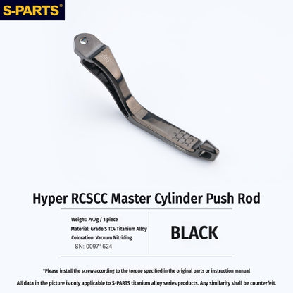 SPARTS Titanium Alloy Brake Master Cylinder Push Rod (RCS / RCSCC Compatible)
