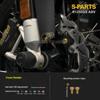 SPARTS Titanium Bolt Kit for BMW R 1250GS ADV – CNC Titanium Upgrade Kit