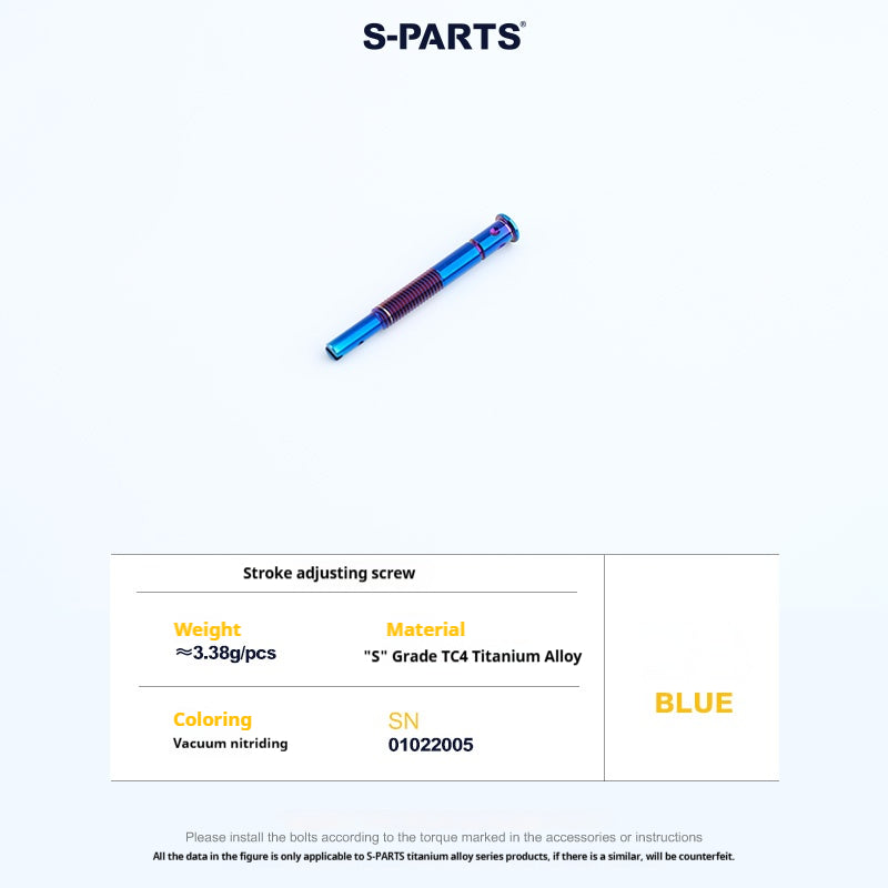 SPARTS Titanium GALESPEED VRC Master Cylinder Screw Kit｜Motorcycle Upgrade