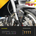 SPARTS Titanium Screw Set for Triumph Street Triple RS –CNC Titanium Upgrade Kit