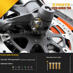 SPARTS TC4 Titanium Bolt Kit Compatible with KTM DUKE 790 – Full Motorcycle Fastener Upgrade