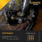 SPARTS Titanium Bolt Kit for Ultra Bee | Full Motorcycle Upgrade Set