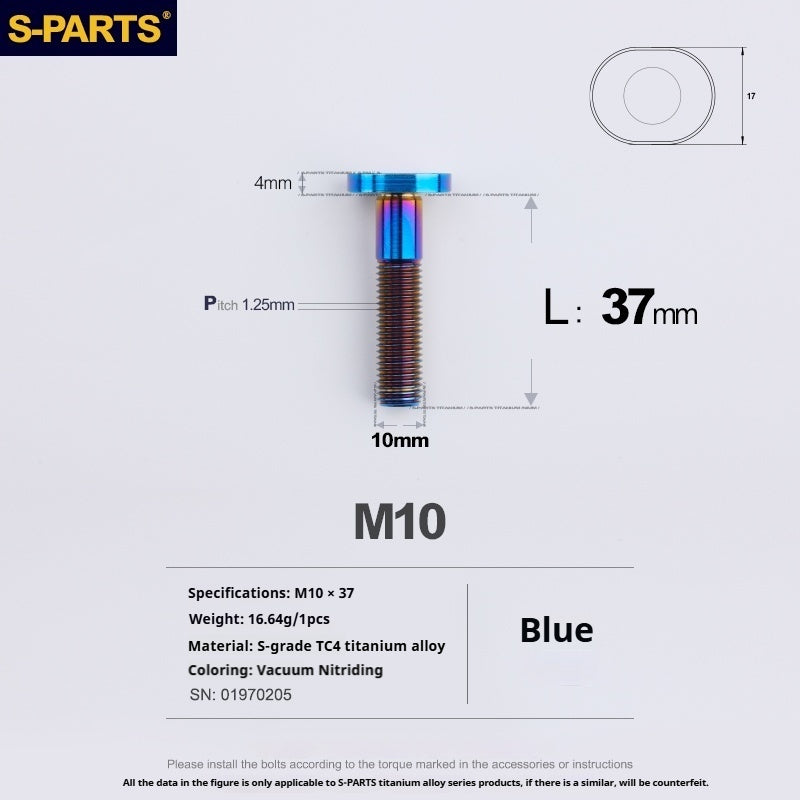 SPARTS Titanium Rear Sprocket Fixing Bolts for KTM 1290 ADV – Custom Upgrade Kit