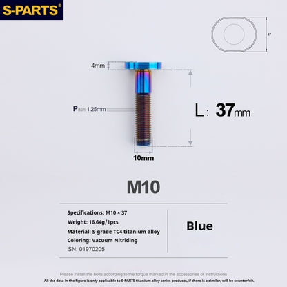 SPARTS Titanium Rear Sprocket Fixing Bolts for KTM 1290 ADV – Custom Upgrade Kit