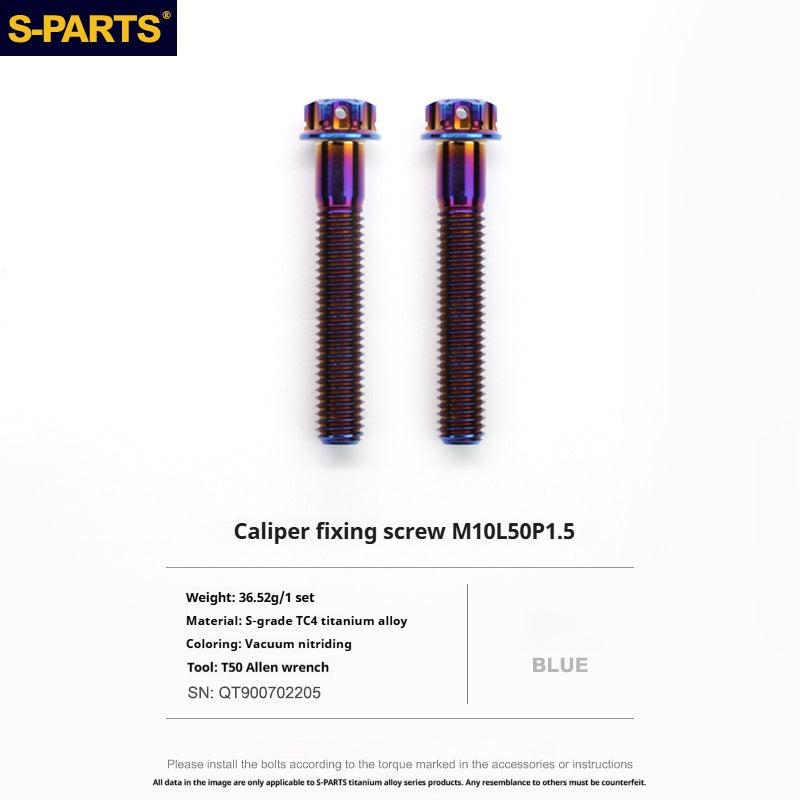 SPARTS Titanium Alloy Lower Caliper Bolt Kit for BREMBO GP4 RX with 100mm Mounting Points