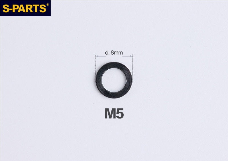 S-PARTS M3 / M4 / M5 / M6 / M8 / M10 / M12 TC4 Titanium Flat Washers for E-Bikes, Motorcycles & Bicycles