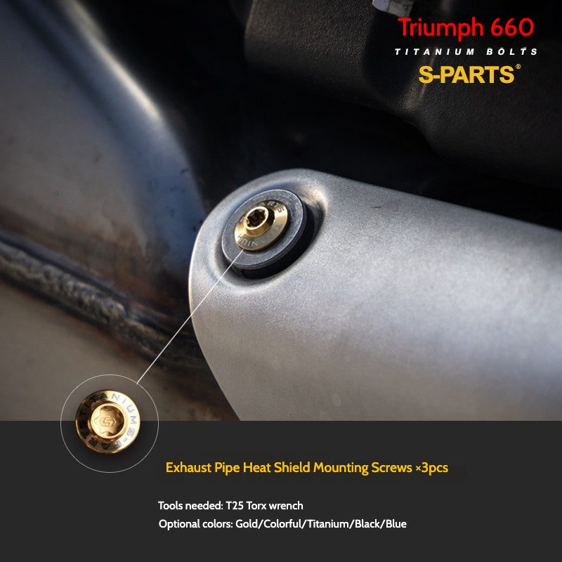 SPARTS Titanium Fastener Bolts for Triumph Trident 660 Motorcycle Modification