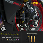 SPARTS Titanium Bolt Kit for Aprilia RS660 2021 – CNC Titanium Upgrade Kit