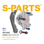 SPARTS Brembo R2 XMAX Caliper Adapter Titanium Bolt Kit