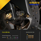 SPARTS Titanium Bolt Kit for 2021 Yamaha XMAX 300 Motorcycle Upgrade