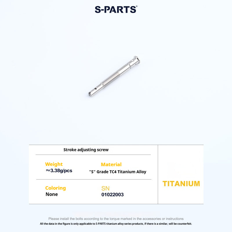 SPARTS Titanium GALESPEED VRC Master Cylinder Screw Kit｜Motorcycle Upgrade