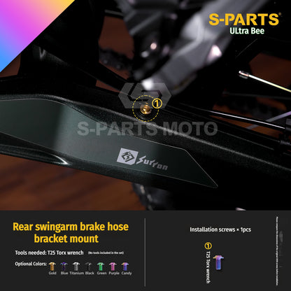 SPARTS Titanium Bolt Kit for Ultra Bee | Full Motorcycle Upgrade Set