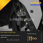 SPARTS Titanium Bolt Set for 2023 XMAX300 | Yamaha Motorcycle Titanium Bolt Upgrade