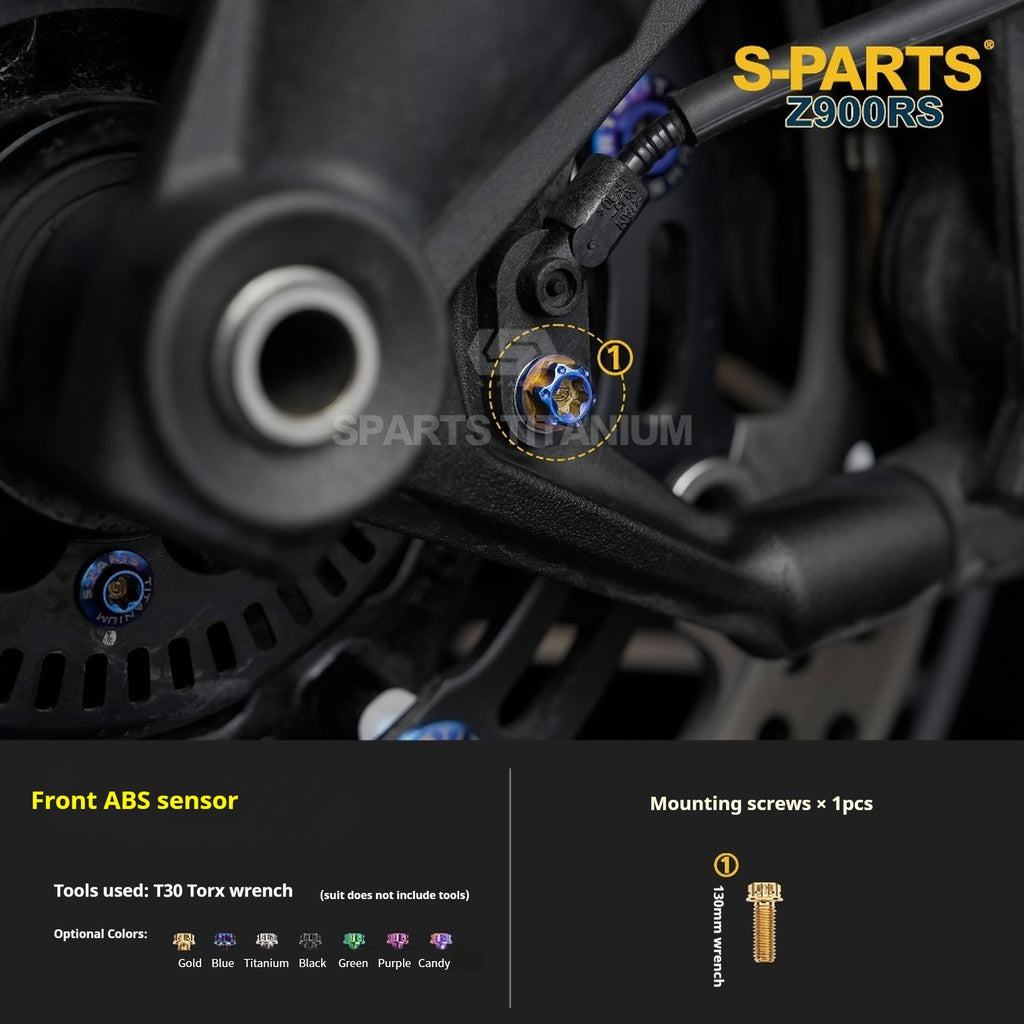 SPARTS Titanium Screw Set for Kawasaki Z900RS – Motorcycle Upgrade Kit