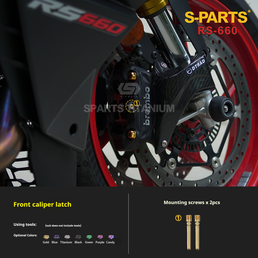 SPARTS Titanium Bolt Kit for Aprilia RS660 2021 – CNC Titanium Upgrade Kit