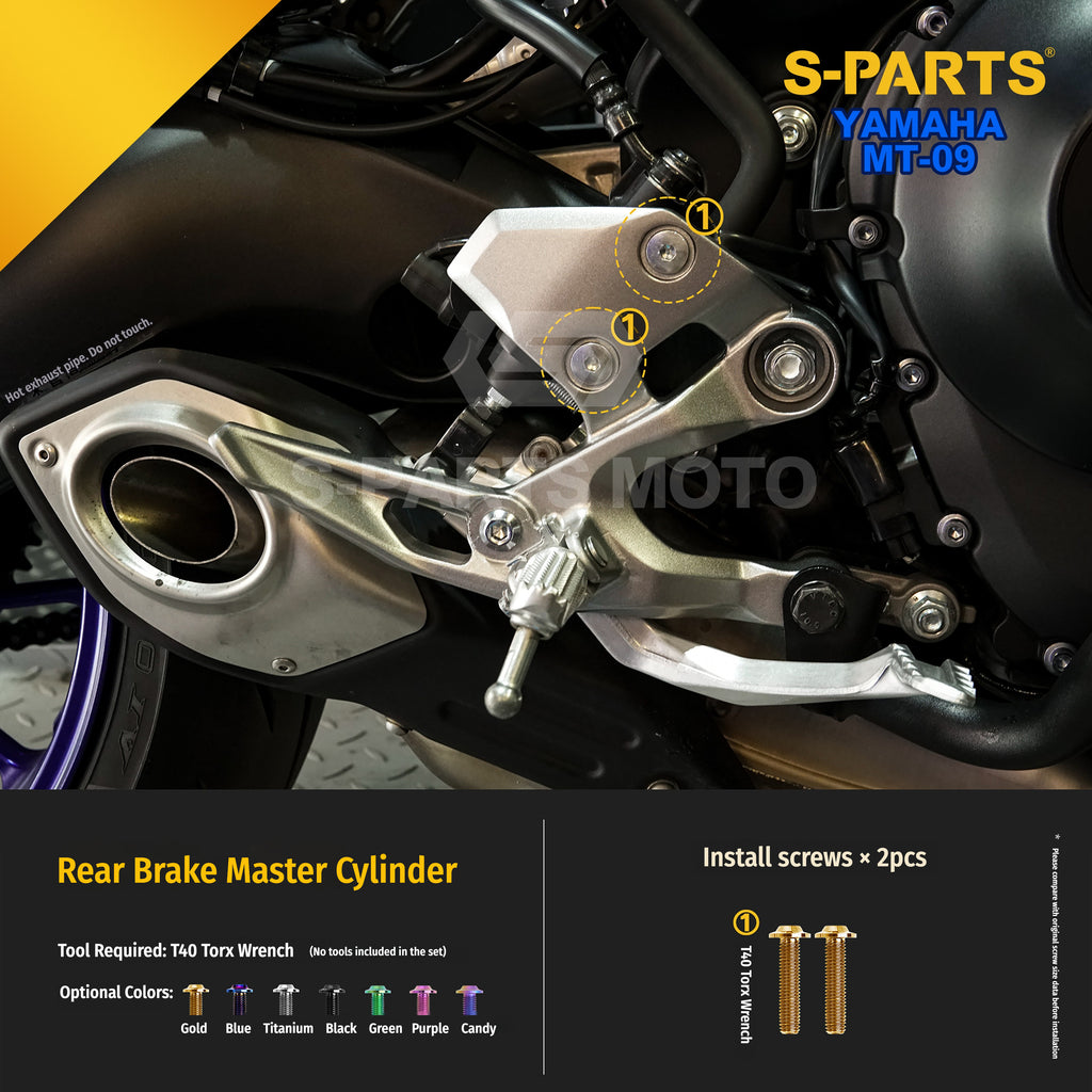 SPARTS Yamaha MT-09 Titanium Bolt Kit | TC4 Grade Motorcycle Fasteners