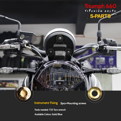 SPARTS Titanium Fastener Bolts for Triumph Trident 660 Motorcycle Modification