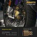 SPARTS Titanium Bolt Kit for BMW R 1250GS ADV – CNC Titanium Upgrade Kit