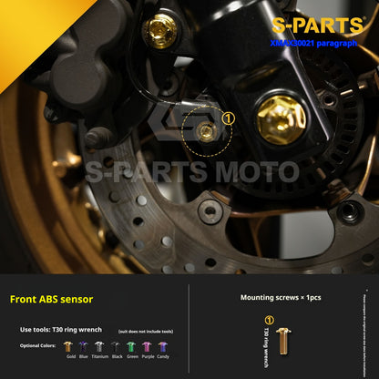 SPARTS 2021 XMAX300 YAMAHA Motorcycle Modified Titanium Alloy Bolts Screws