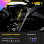 SPARTS Titanium Bolt Kit for Ultra Bee | Full Motorcycle Upgrade Set