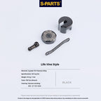 SPARTS Titanium Reservoir Cap Compatible with Brembo Master Cylinder – Separate Small Tank Cover Kit