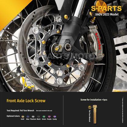 SPARTS Honda XADV 750 2023 Titanium Alloy Motorcycle Upgrade Bolt Set