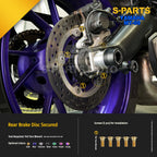 SPARTS Yamaha MT-09 Titanium Bolt Kit | TC4 Grade Motorcycle Fasteners