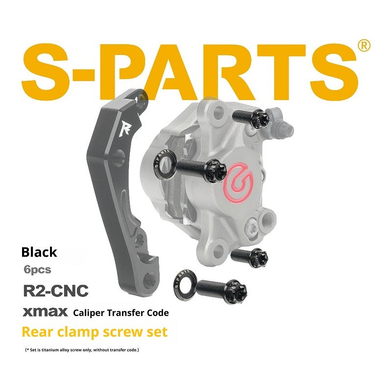 SPARTS Brembo R2 XMAX Caliper Adapter Titanium Bolt Kit
