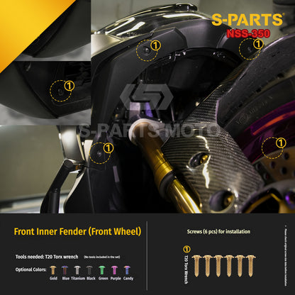 SPARTS Titanium Bolt Kit for Honda Forza NSS350 – Motorcycle Upgrade Fasteners