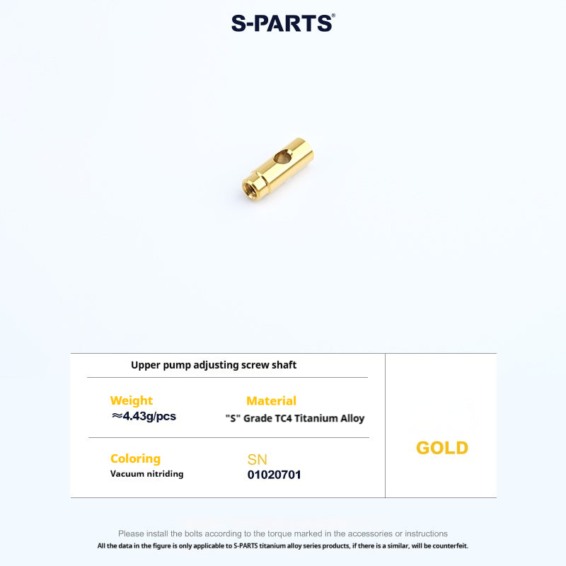 SPARTS Titanium GALESPEED VRC Master Cylinder Screw Kit｜Motorcycle Upgrade