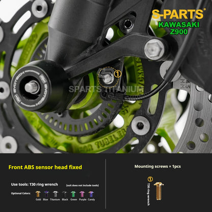 SPARTS TC4 Titanium Bolt Kit for Kawasaki Z900 2021 | Motorcycle Titanium Bolt Upgrade