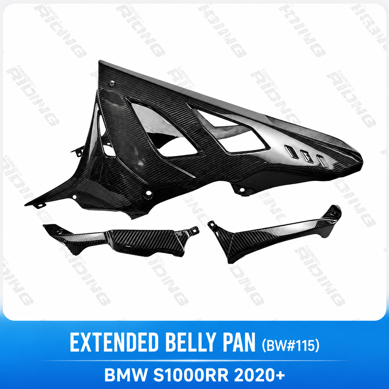 BMW S1000RR 2023-2024 Carbon Fiber Fairing Kit 3K Carbon Fiber Bodywork Panels Custom Racing Graphics