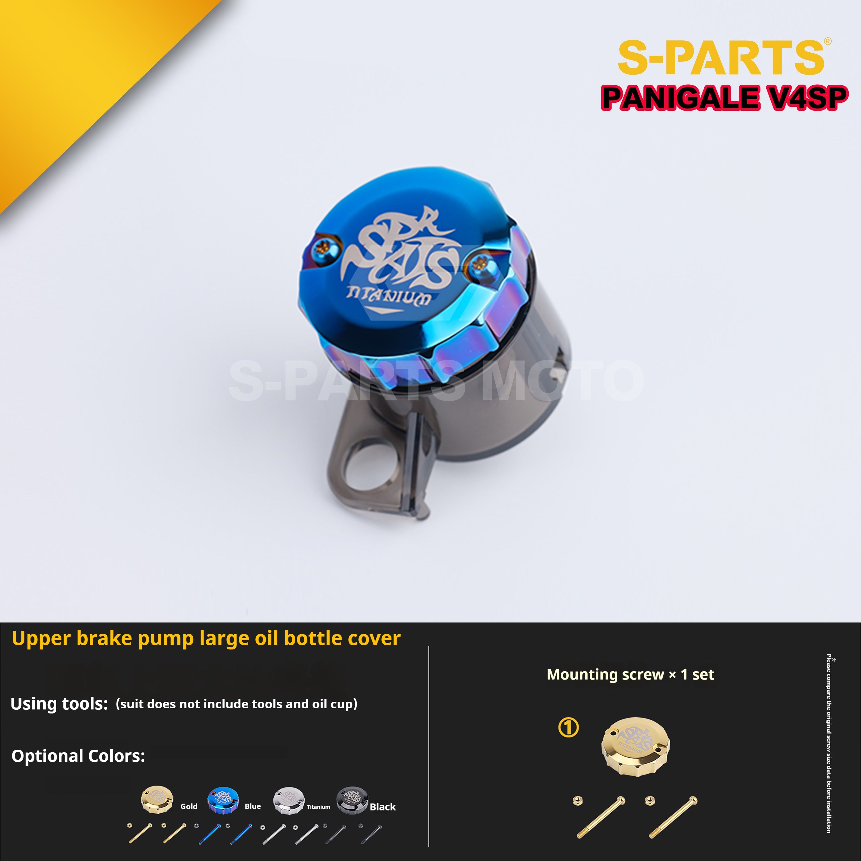 SPARTS TC4 Titanium Bolt Kit for Ducati Panigale V4SP Motorcycle