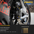 SPARTS TC4 Titanium Bolt Kit Compatible with BMW S1000RR — Full Motorcycle Upgrade Fastener Set