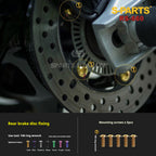 SPARTS Titanium Bolt Kit for Aprilia RS660 2021 – CNC Titanium Upgrade Kit