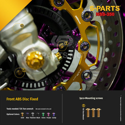 SPARTS Titanium Bolt Kit for Honda Forza NSS350 – Motorcycle Upgrade Fasteners