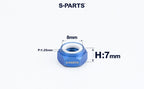 SPARTS Hex Nylon Lock Titanium Nuts – Motorcycle & Car Upgrade Fasteners