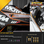 SPARTS TC4 Titanium Bolt Kit Compatible with KTM DUKE 790 – Full Motorcycle Fastener Upgrade