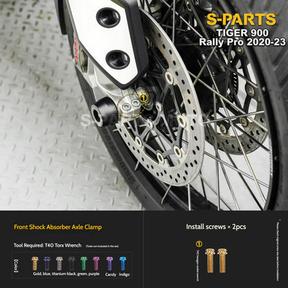SPARTS Triumph Tiger 900 Rally Pro (2020–2023) Motorcycle Modified Titanium Alloy Bolts