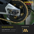 SPARTS Titanium Bolt Kit for Aprilia RS660 2021 – CNC Titanium Upgrade Kit