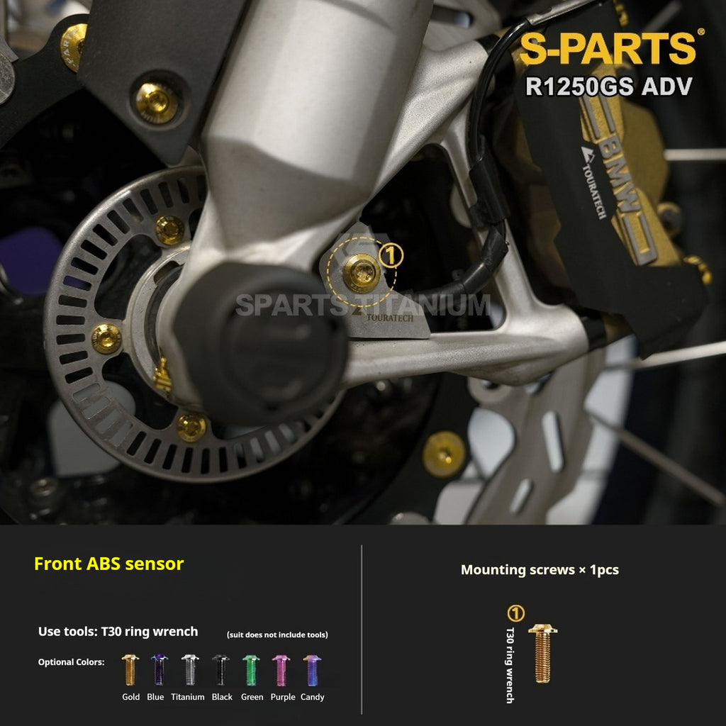 SPARTS Titanium Bolt Kit for BMW R 1250GS ADV – CNC Titanium Upgrade Kit
