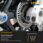 SPARTS TC4 Titanium Bolt Kit Compatible with BMW S1000RR — Full Motorcycle Upgrade Fastener Set