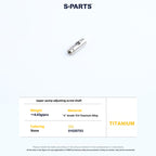 SPARTS Titanium GALESPEED VRC Master Cylinder Screw Kit｜Motorcycle Upgrade