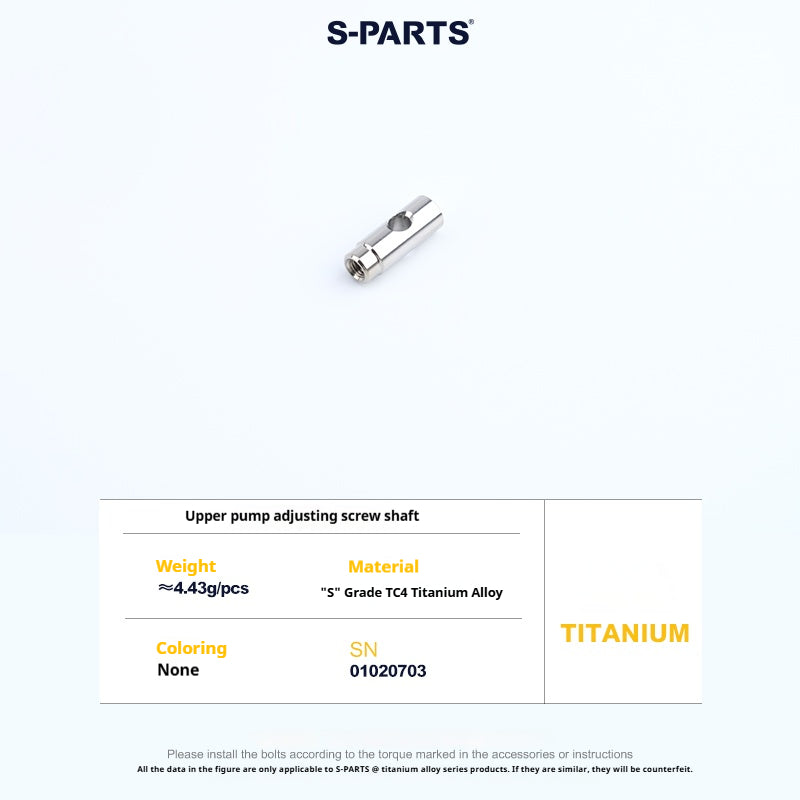 SPARTS Titanium GALESPEED VRC Master Cylinder Screw Kit｜Motorcycle Upgrade