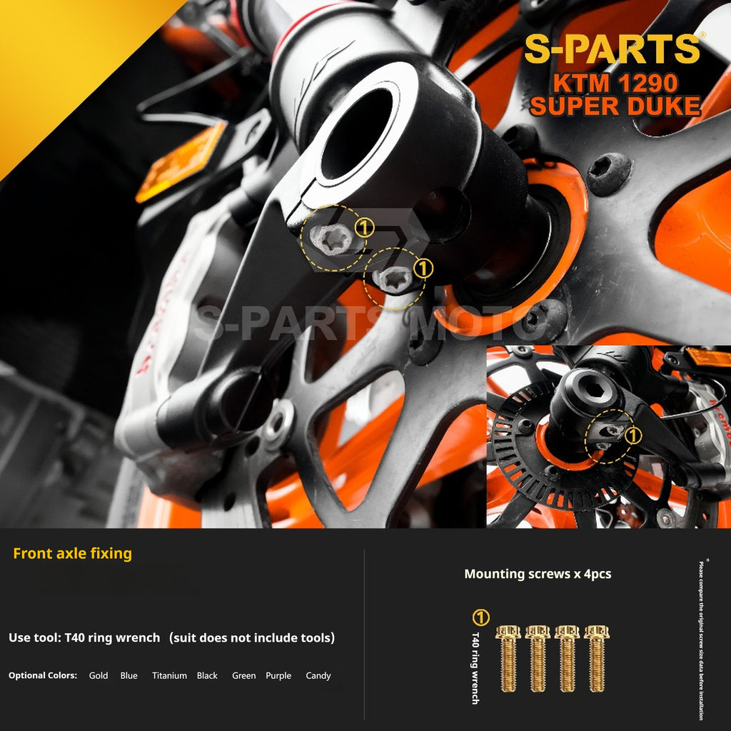 SPARTS KTM Super Duke 1290 · Full TC4 Titanium Bolt Kit｜Motorcycle Upgrade Set