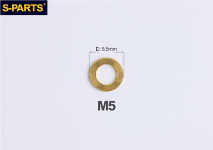 S-PARTS M3 / M4 / M5 / M6 / M8 / M10 / M12 TC4 Titanium Flat Washers for E-Bikes, Motorcycles & Bicycles