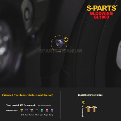 SPARTS Titanium Bolt Kit | Titanium for Honda Gold Wing GL1800 Motorcycle