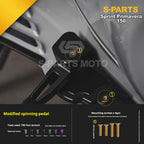 SPARTS Titanium Screw Set for Vespa Sprint/Primavera 150 – Custom Candy Color & CNC Titanium Upgrade Kit