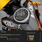 SPARTS TC4 Titanium Bolt Kit Compatible with KTM DUKE 790 – Full Motorcycle Fastener Upgrade